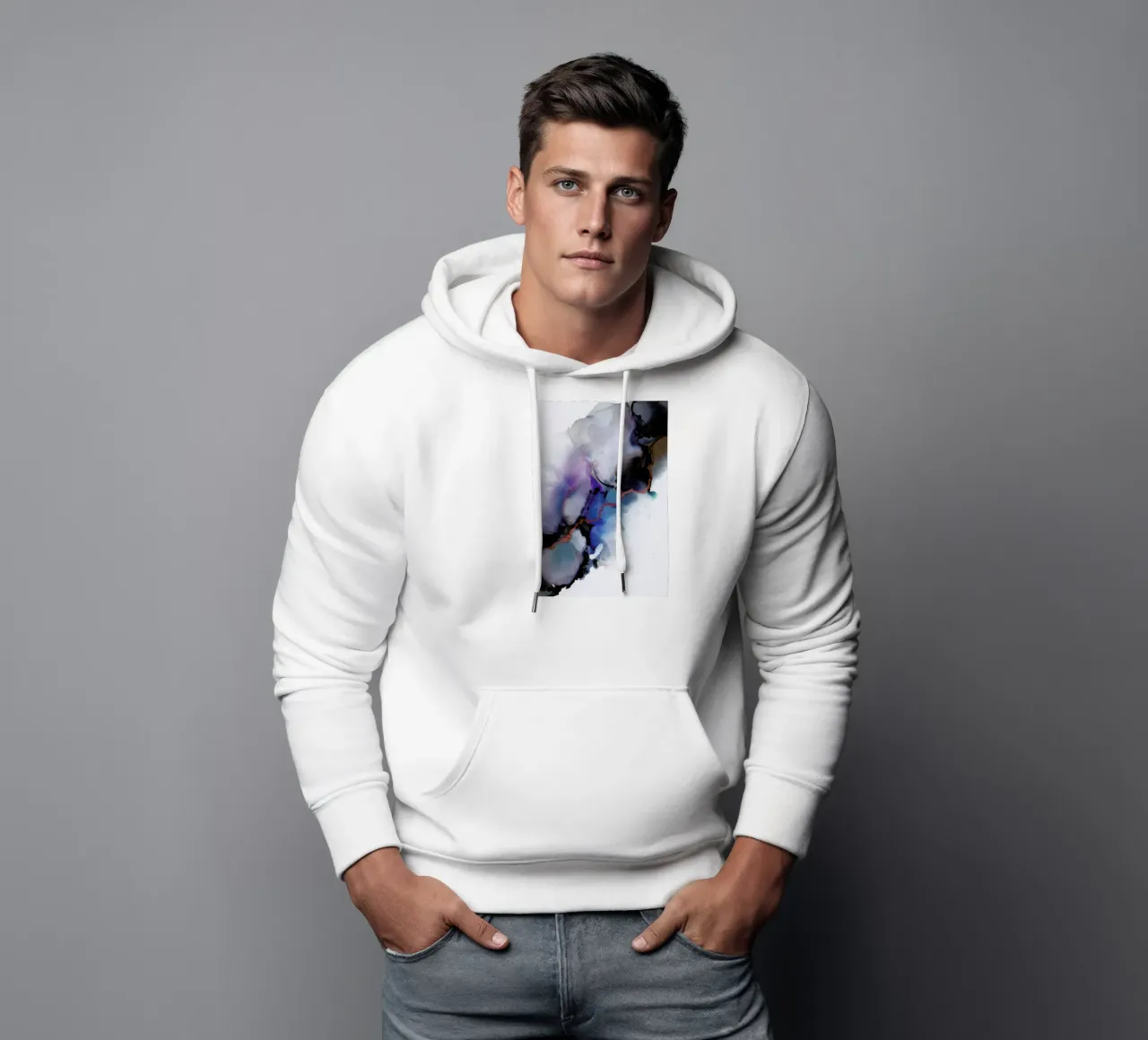 Depth felpa con cappuccio da Larissa van der Laan