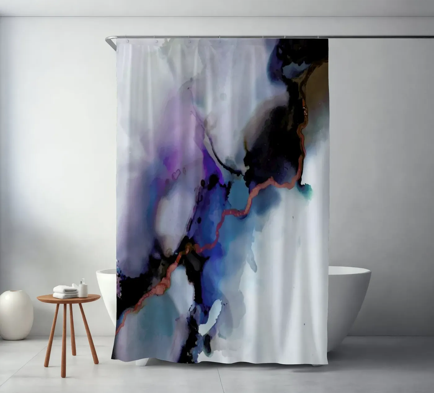 Depth Duschvorhang von Larissa van der Laan