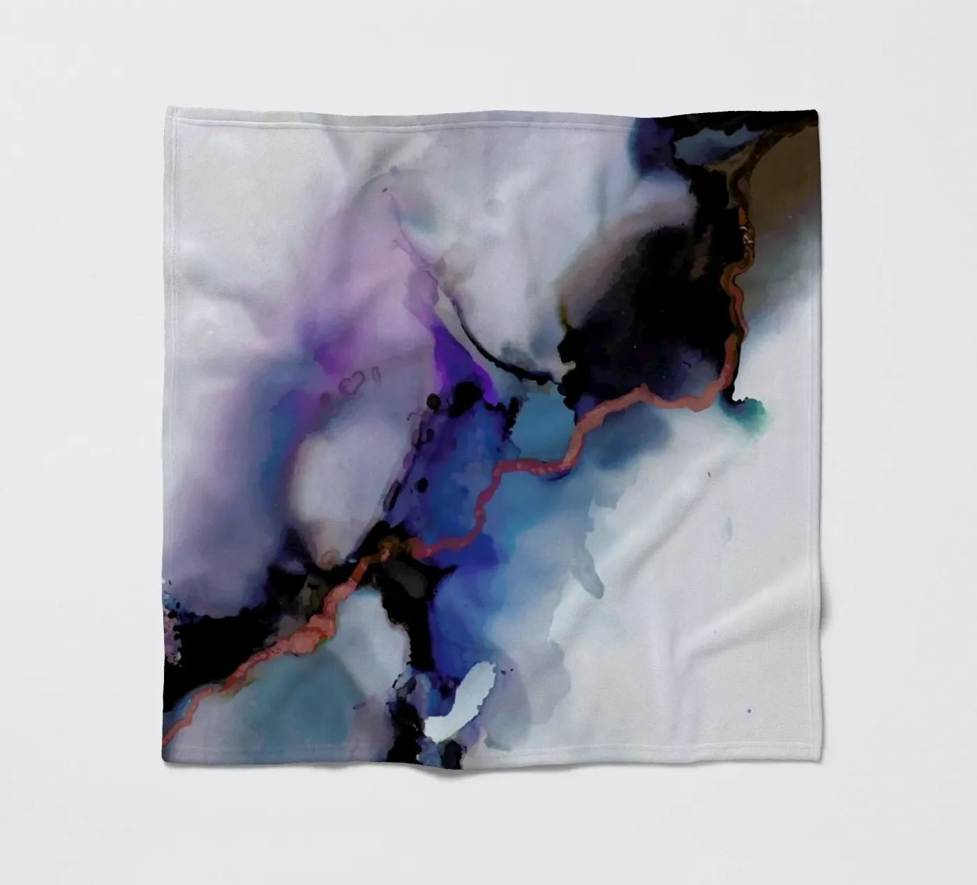 Depth fleece blanket by Larissa van der Laan