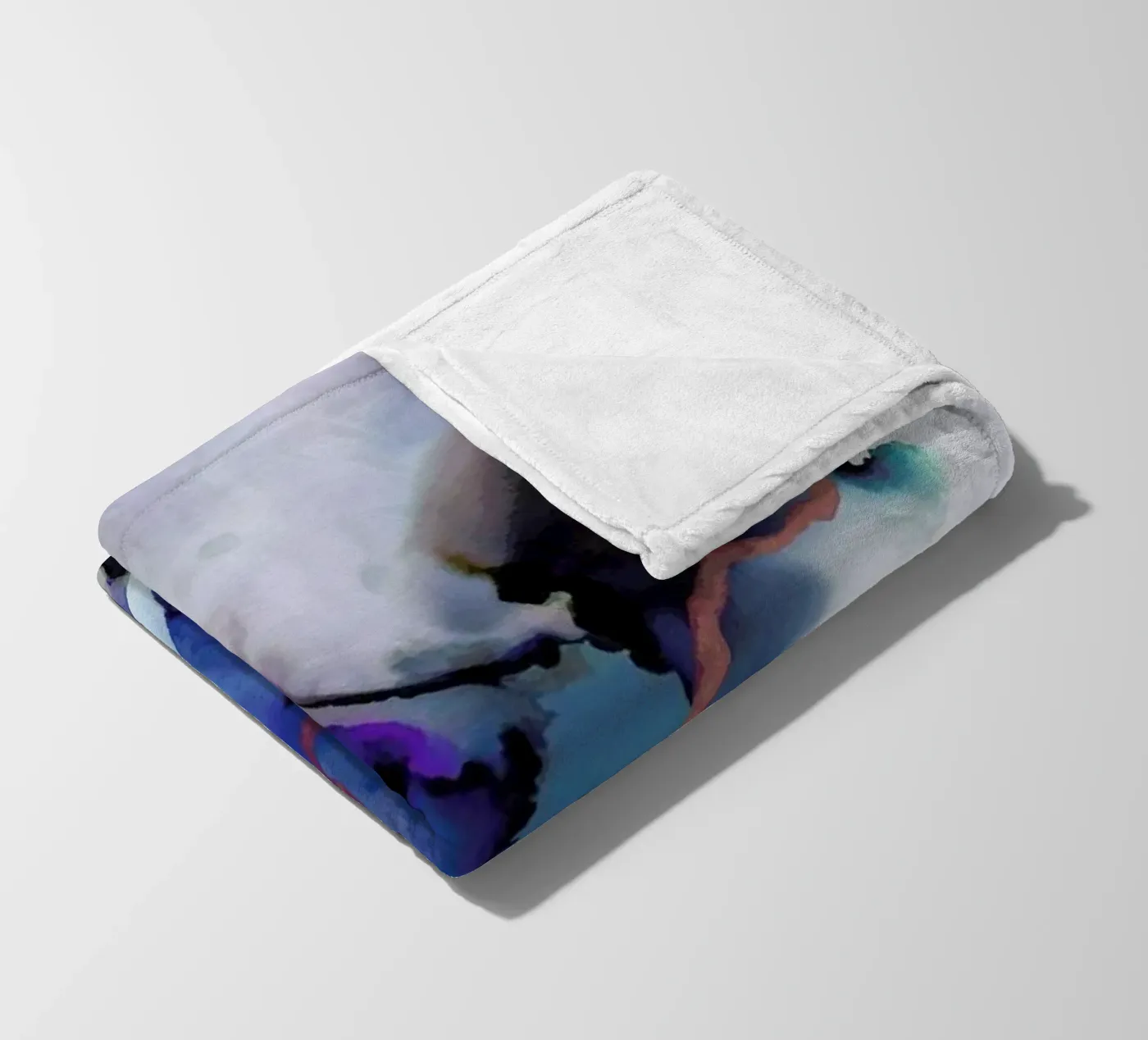 Depth fleece blanket by Larissa van der Laan