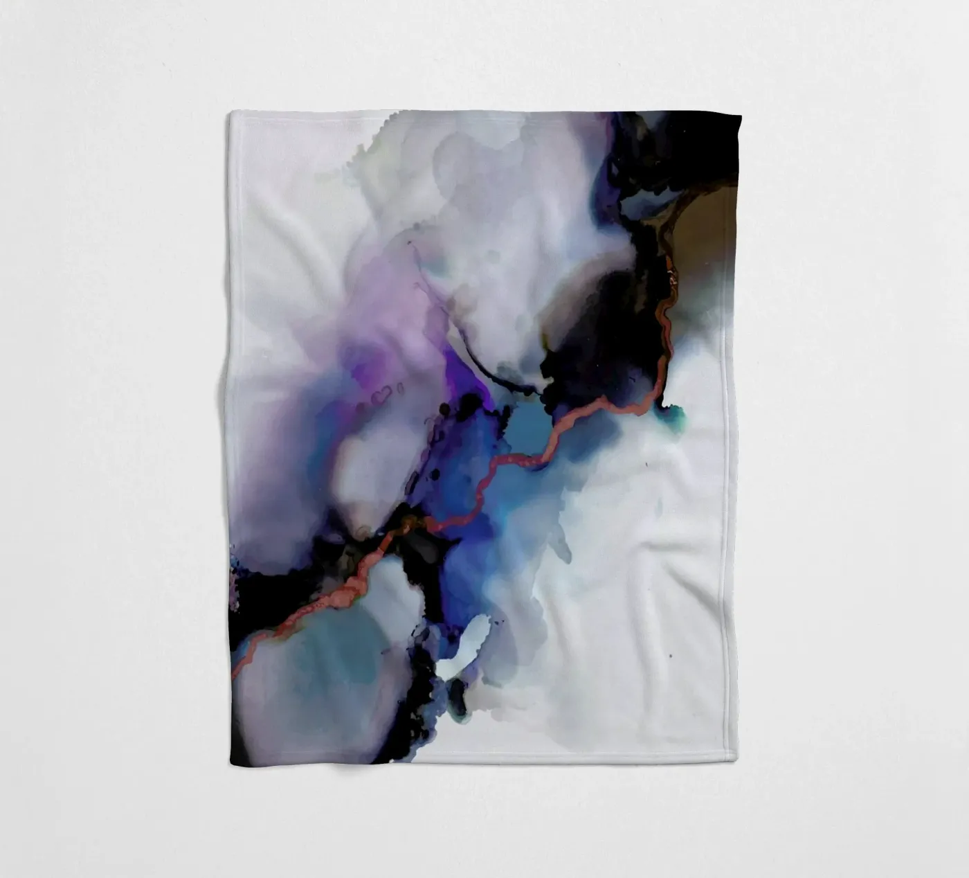 Depth fleece blanket by Larissa van der Laan