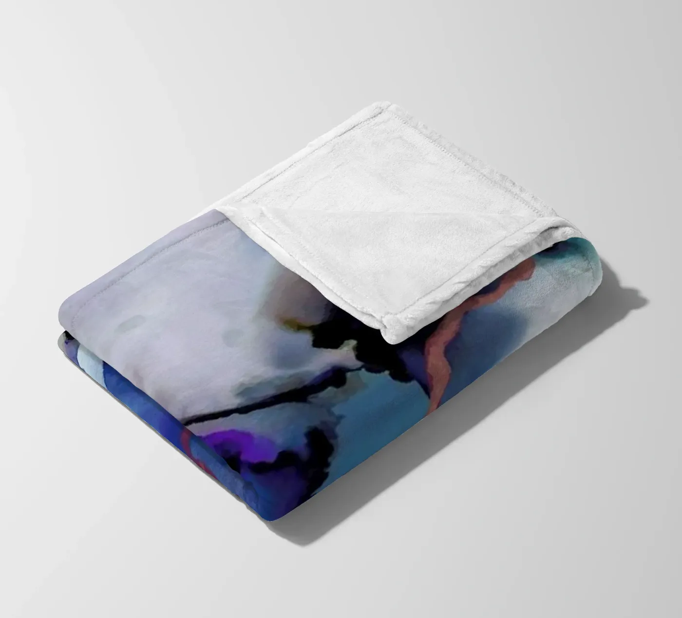 Depth fleece blanket by Larissa van der Laan