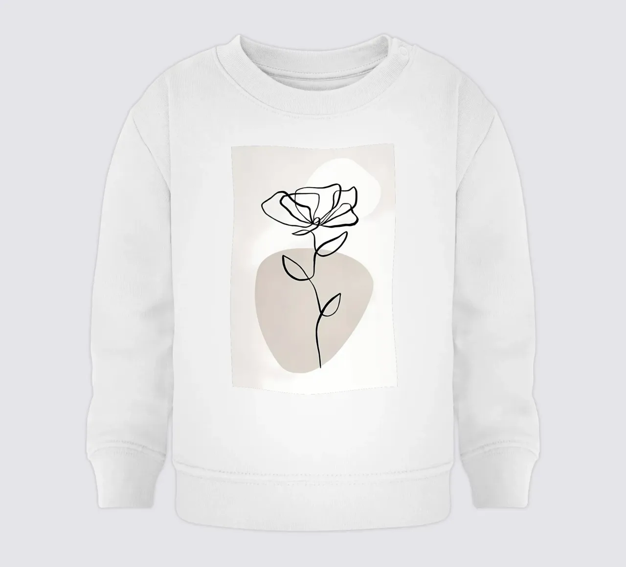 Linee botaniche n. 1 felpa neonato da mitaco