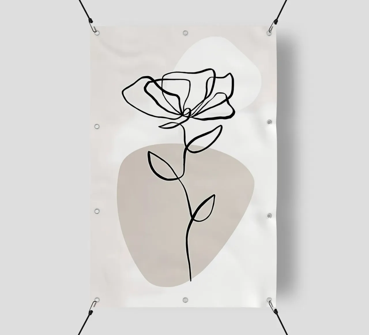 Linee botaniche n. 1 telo in pvc da mitaco