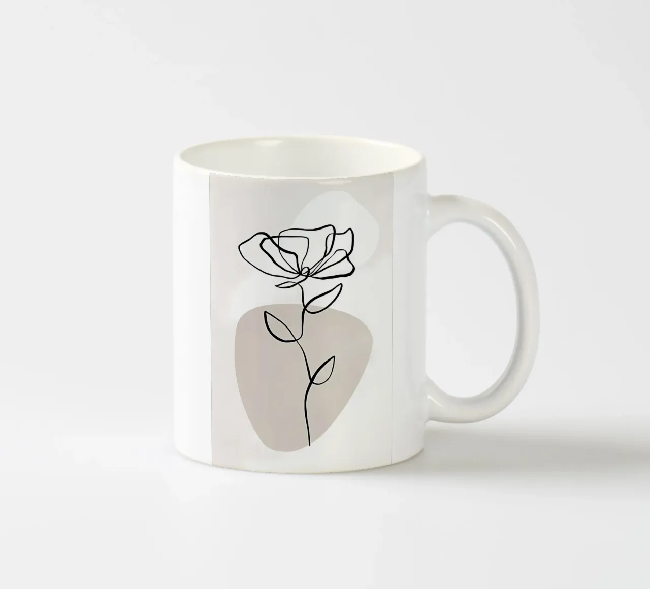 Linee botaniche n. 1 tazza in ceramica da mitaco