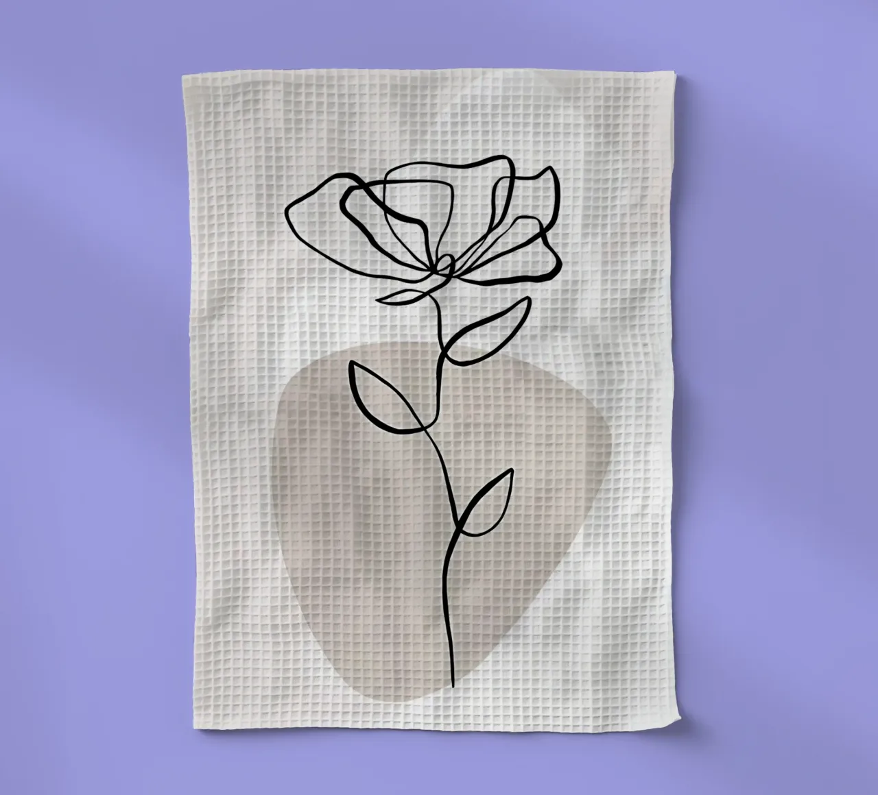 Linee botaniche n. 1 canovaccio da cucina da mitaco