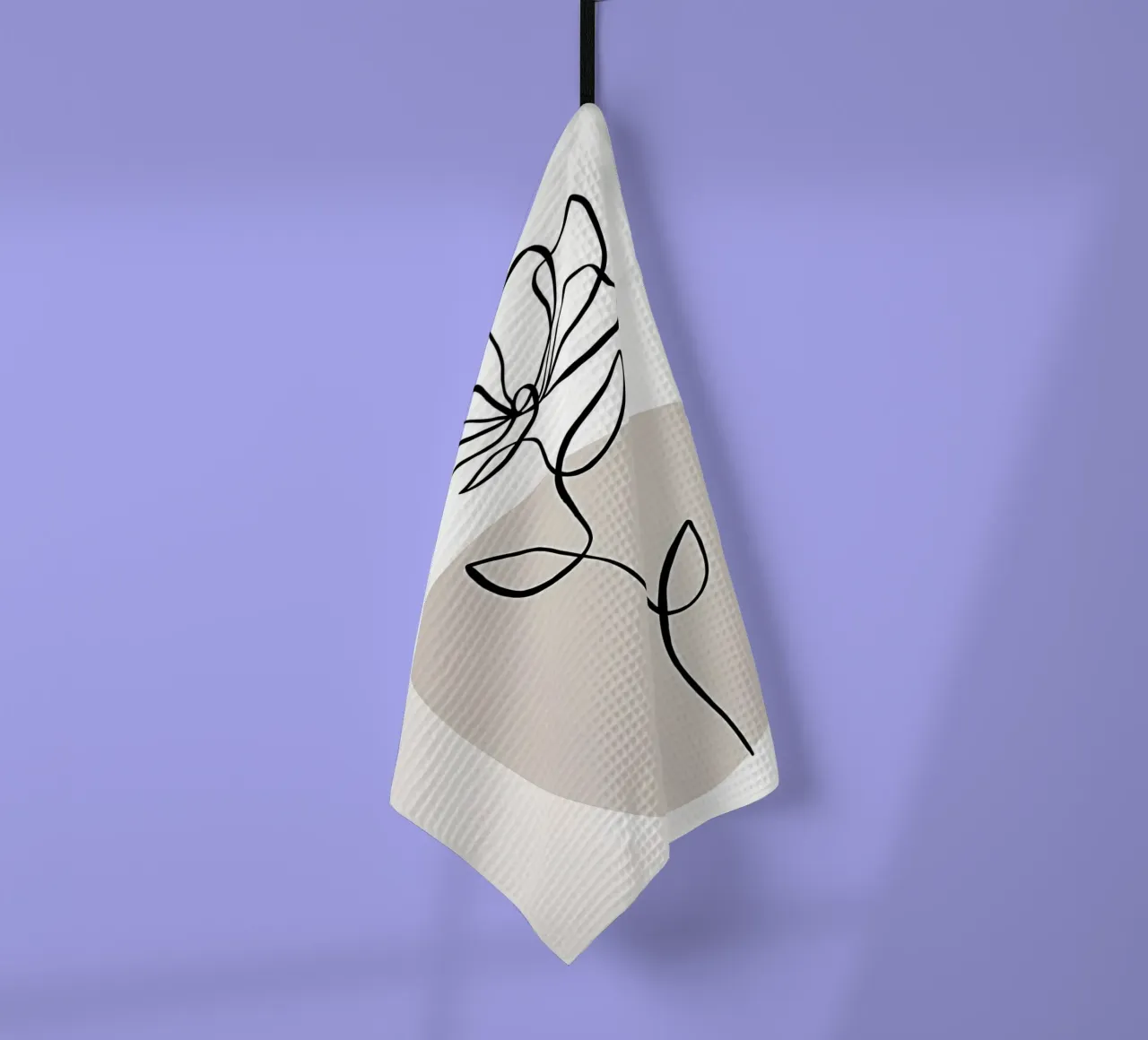 Linee botaniche n. 1 canovaccio da cucina da mitaco