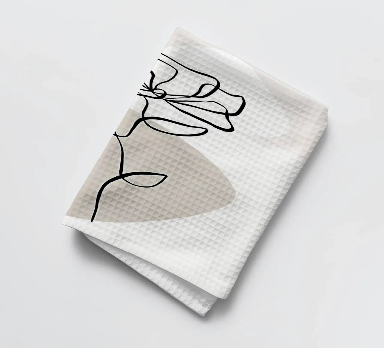 Linee botaniche n. 1 canovaccio da cucina da mitaco