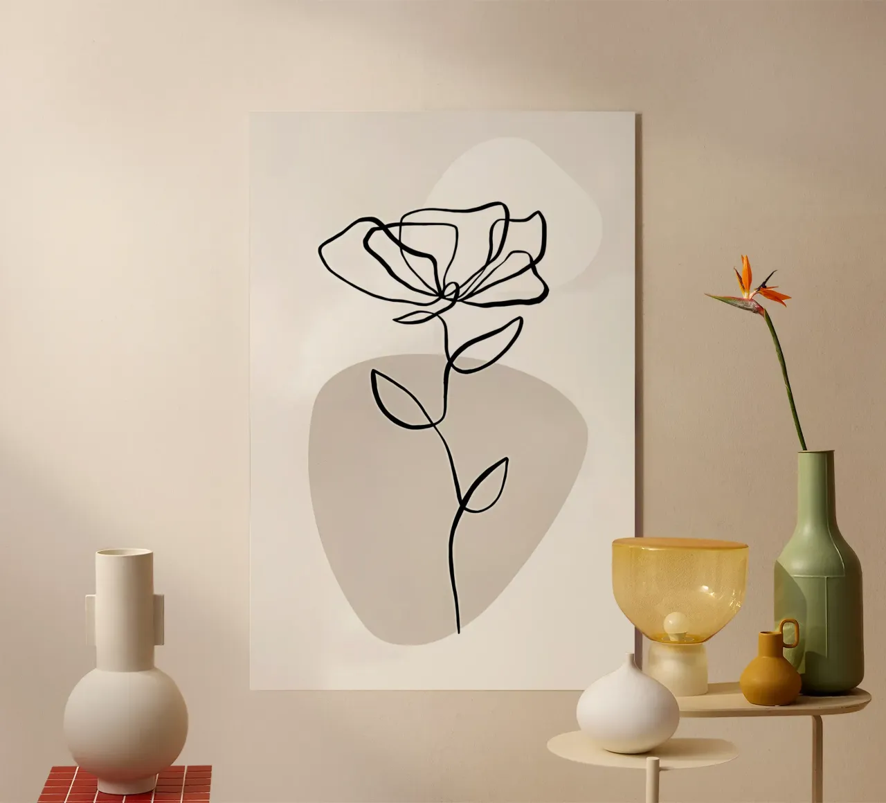Linee botaniche n. 1 plexiglass da mitaco