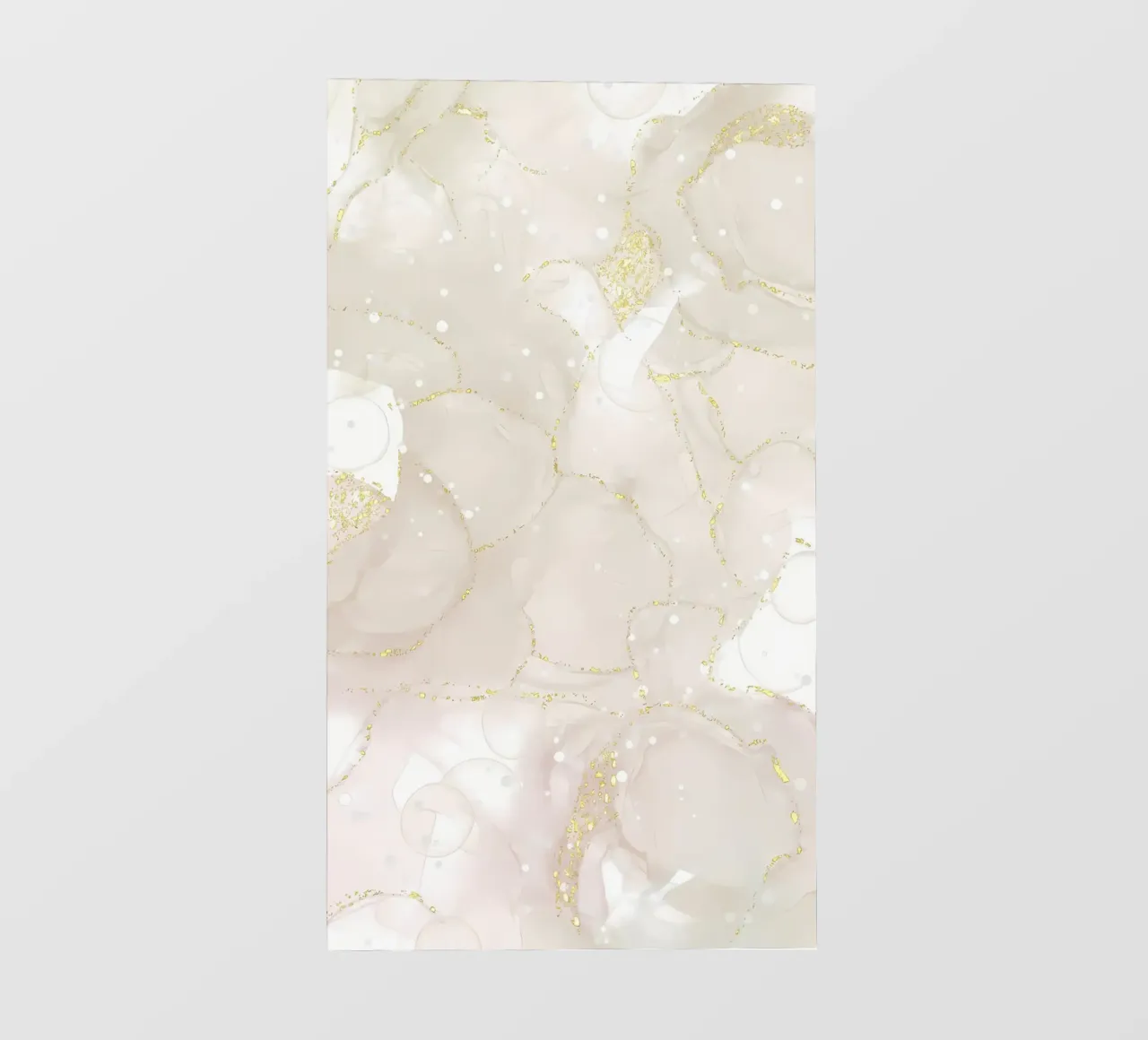 Marmo marrone con linea e scintillio d'oro telo in pvc da mitaco
