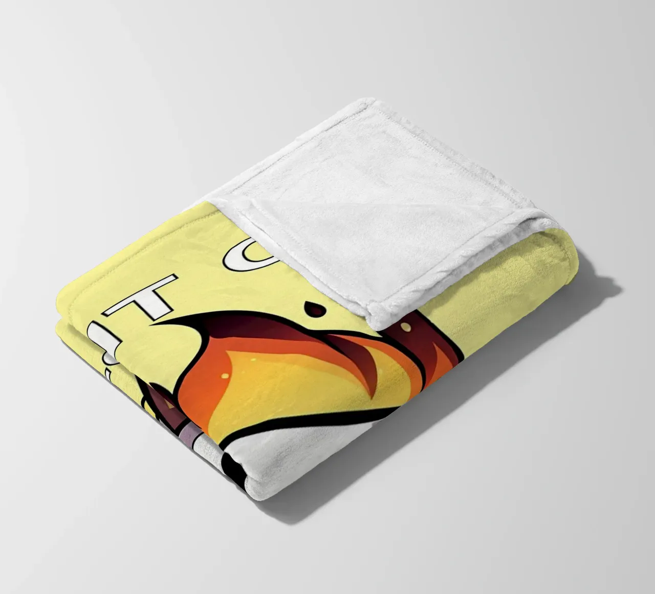 Maglietta divertente Marshmallow Burnt Out But Optimistic coperta in pile da mitaco