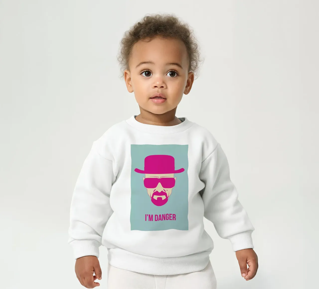 I'm Danger Poster 2 felpa neonato da Naxart