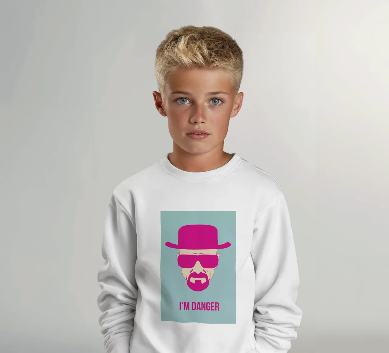 I'm Danger Poster 2 felpa bambino da Naxart