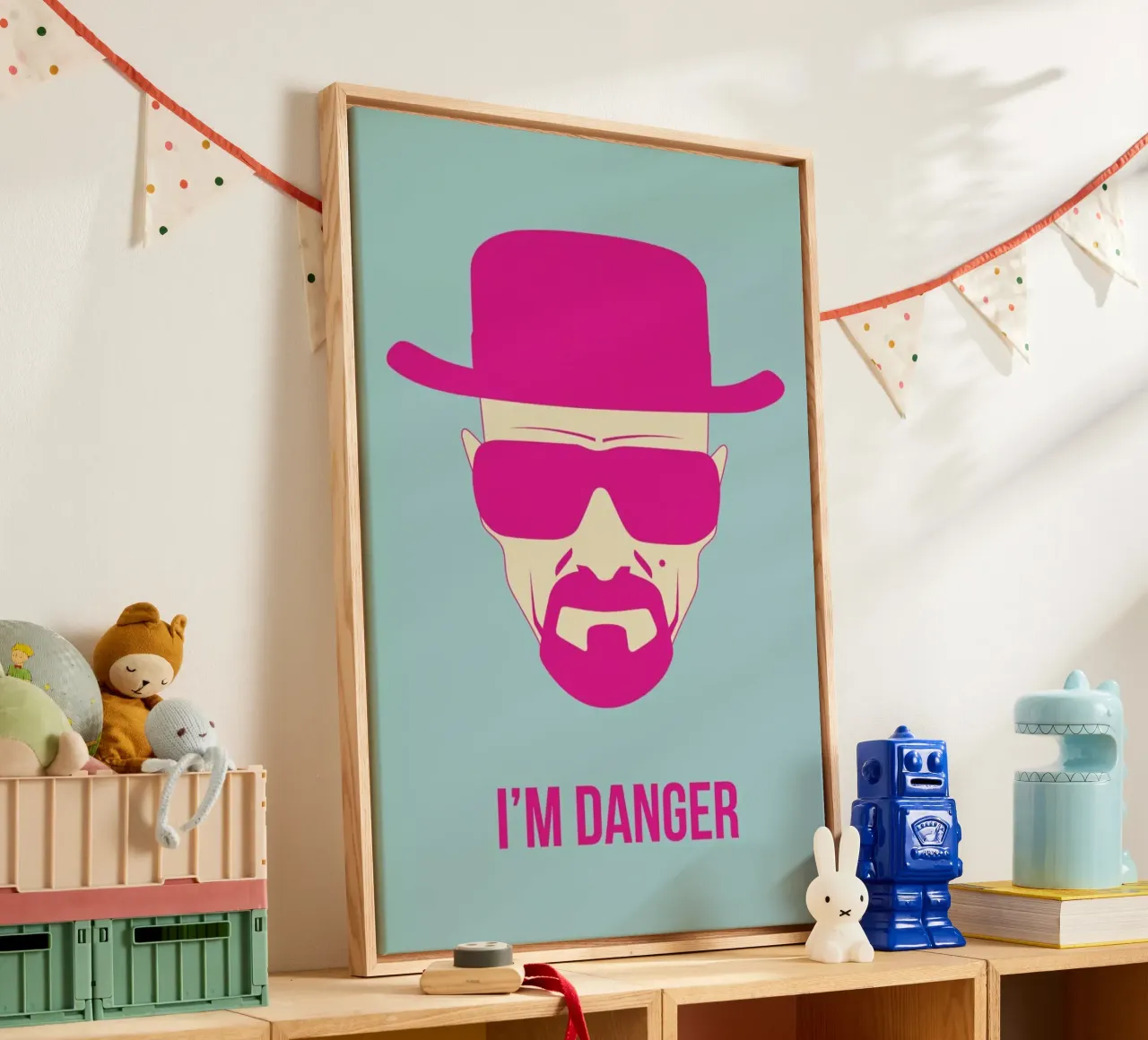 I'm Danger Poster 2 canvas van Naxart