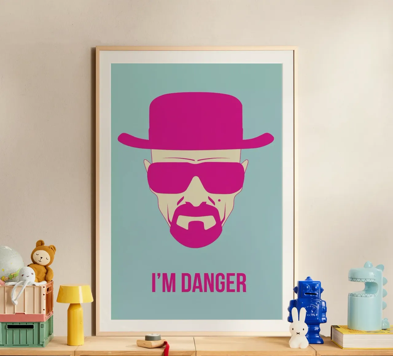 I'm Danger Poster 2 hahnemühle by Naxart