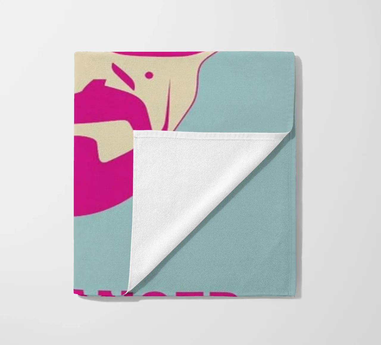 I'm Danger Poster 2 beach towel by Naxart