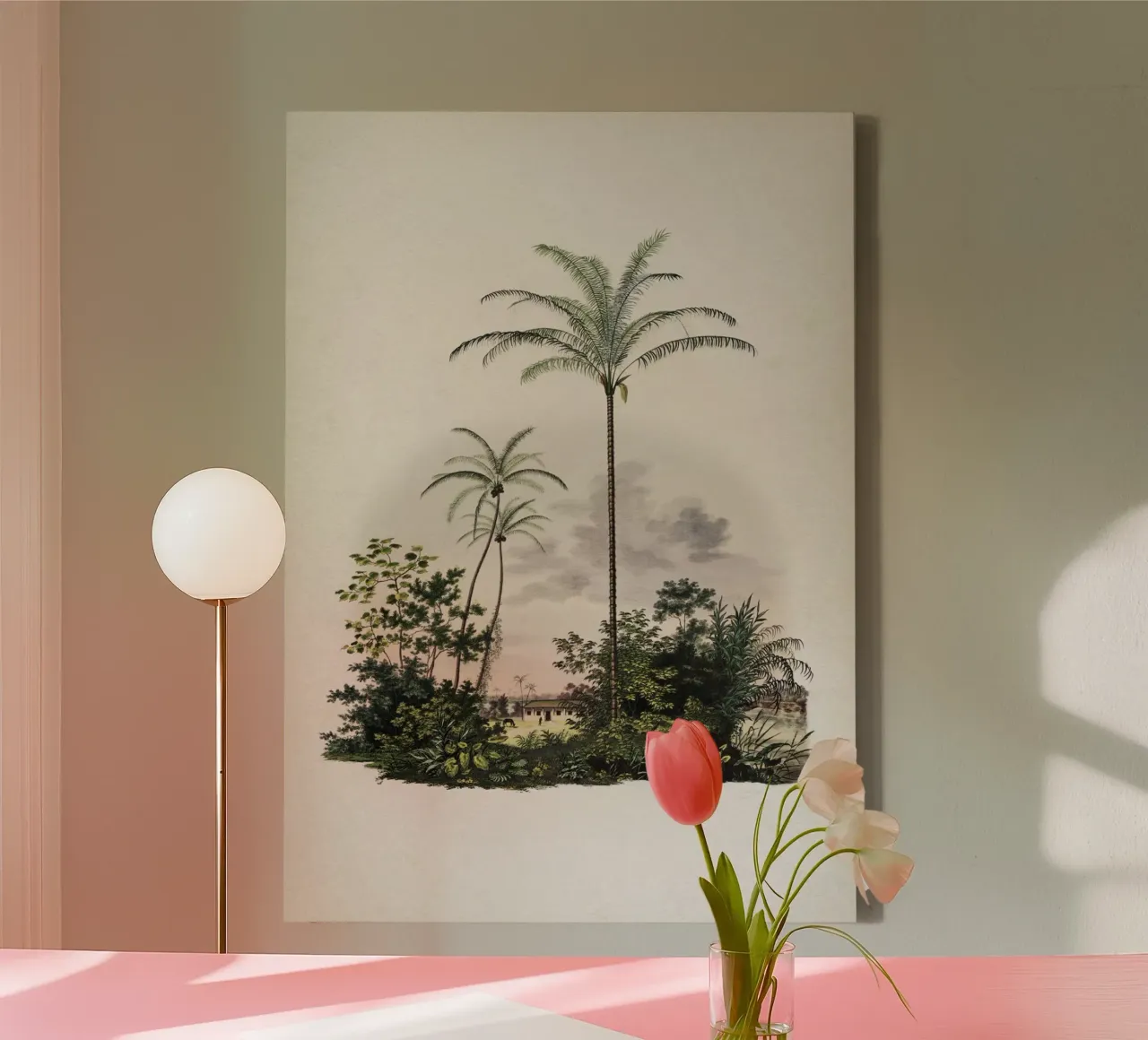 Vintage Martius 1 Astrocaryum Vulgare canvas by Vintage Print Collection