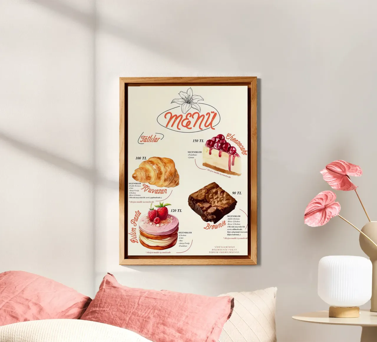 menu torta alluminio dibond da mitaco