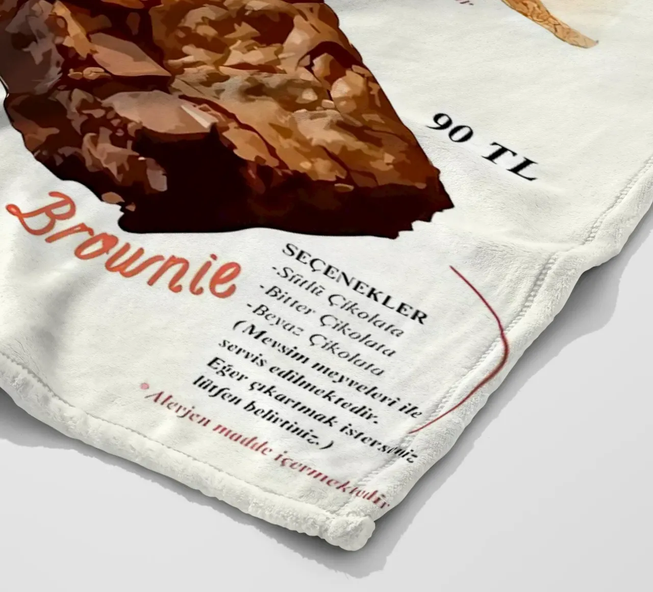 Kuchenmenü Fleecedecke von mitaco