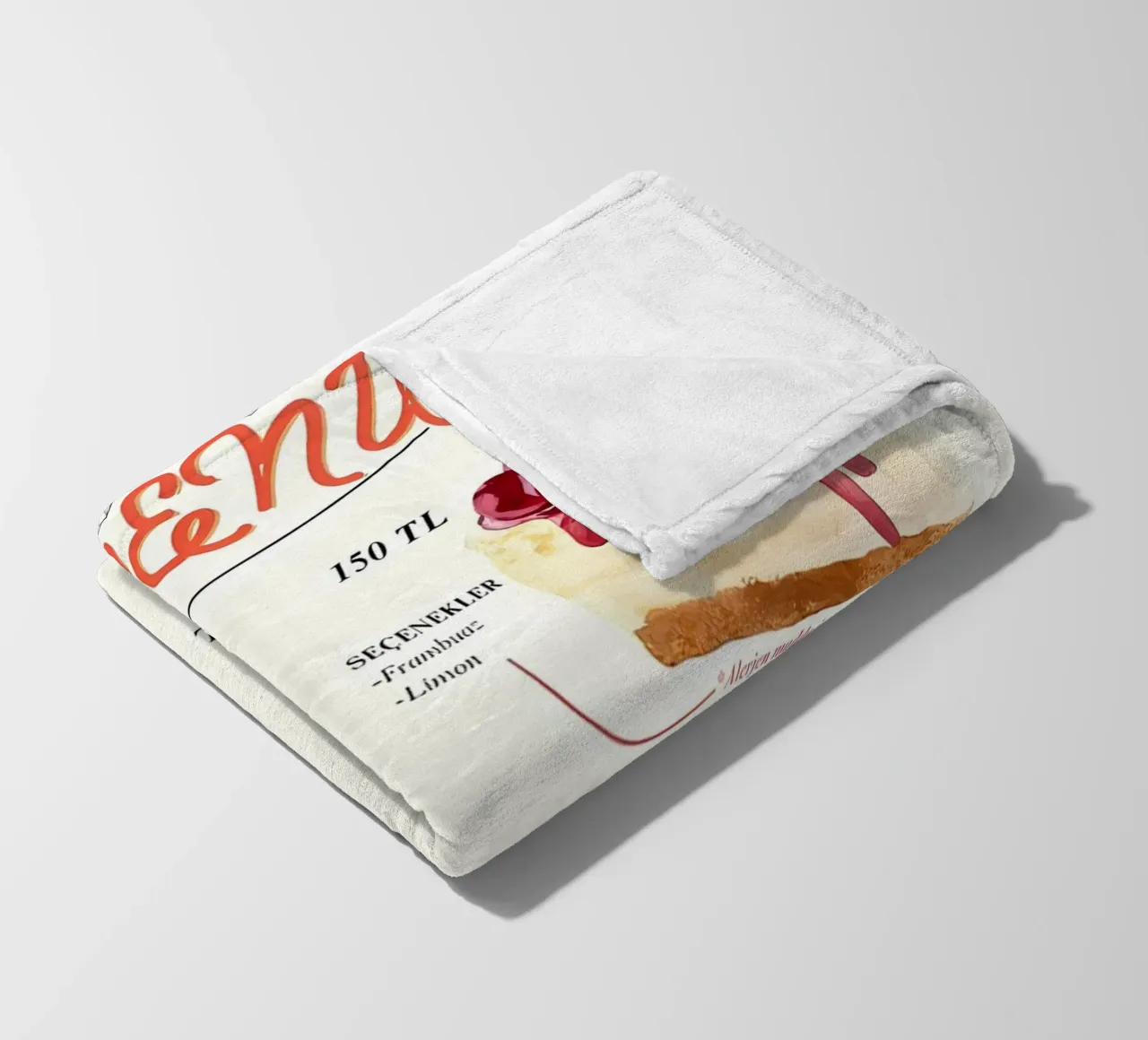 Kuchenmenü Fleecedecke von mitaco