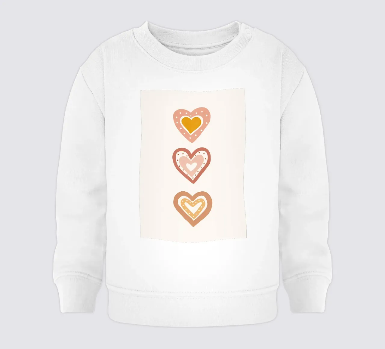 Cuore felpa neonato da Manhmai