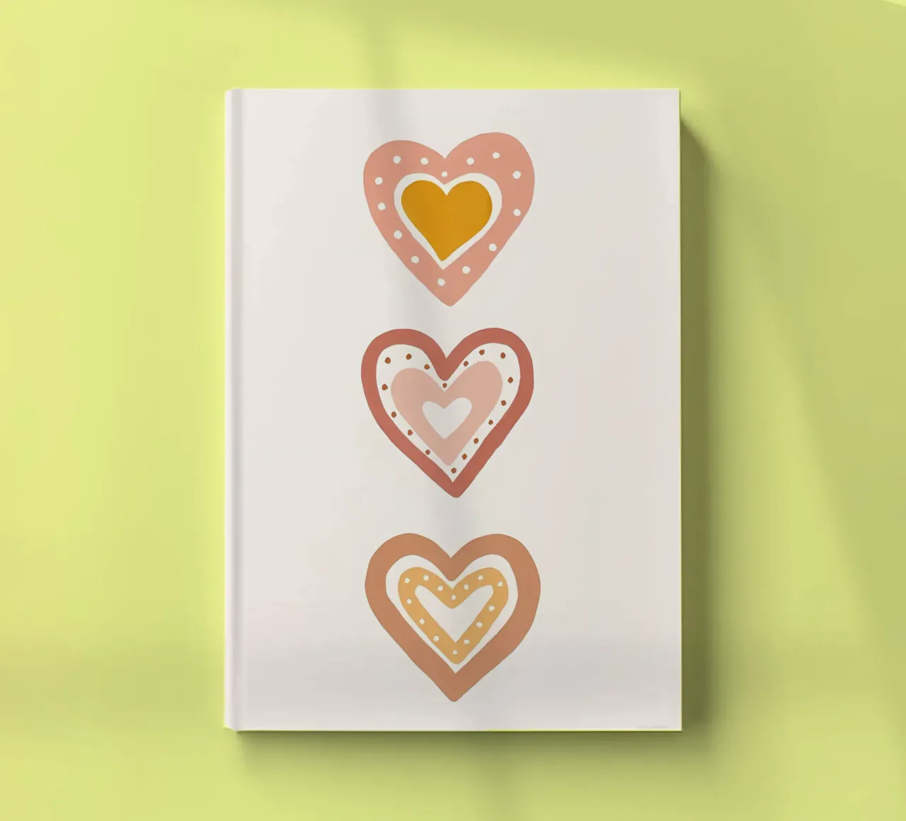 Heart notebook by Manhmai