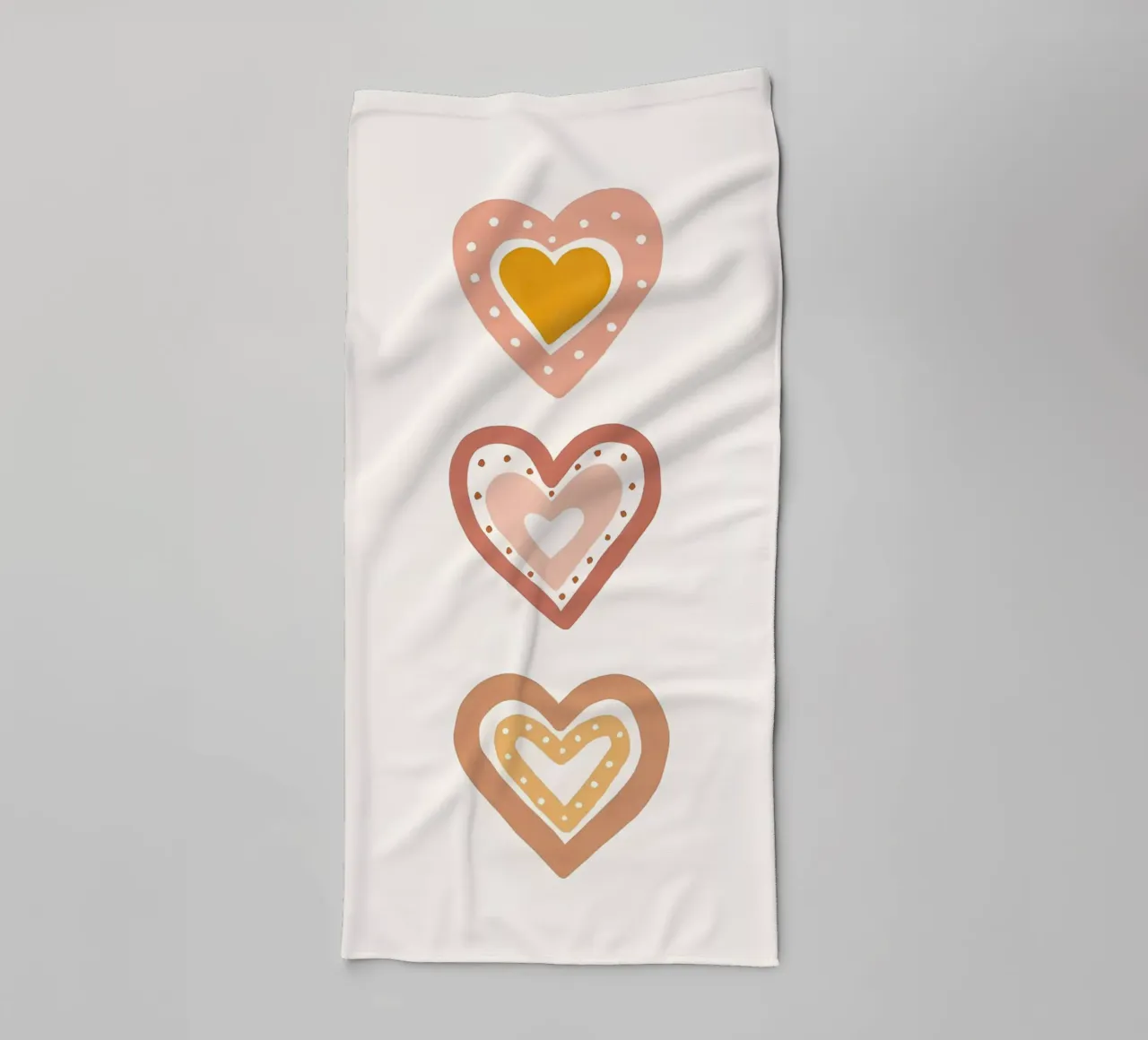 Cuore asciugamano da bagno da Manhmai