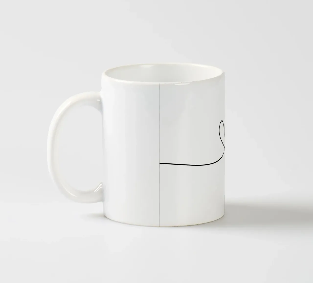 Linea del cuore tazza in ceramica da Manhmai
