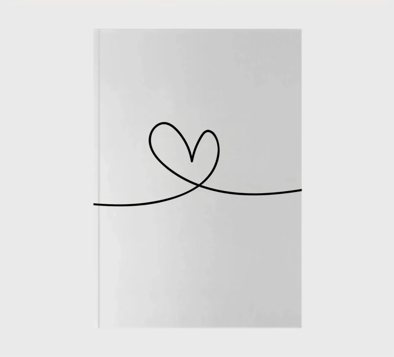 Heart line notebook by Manhmai