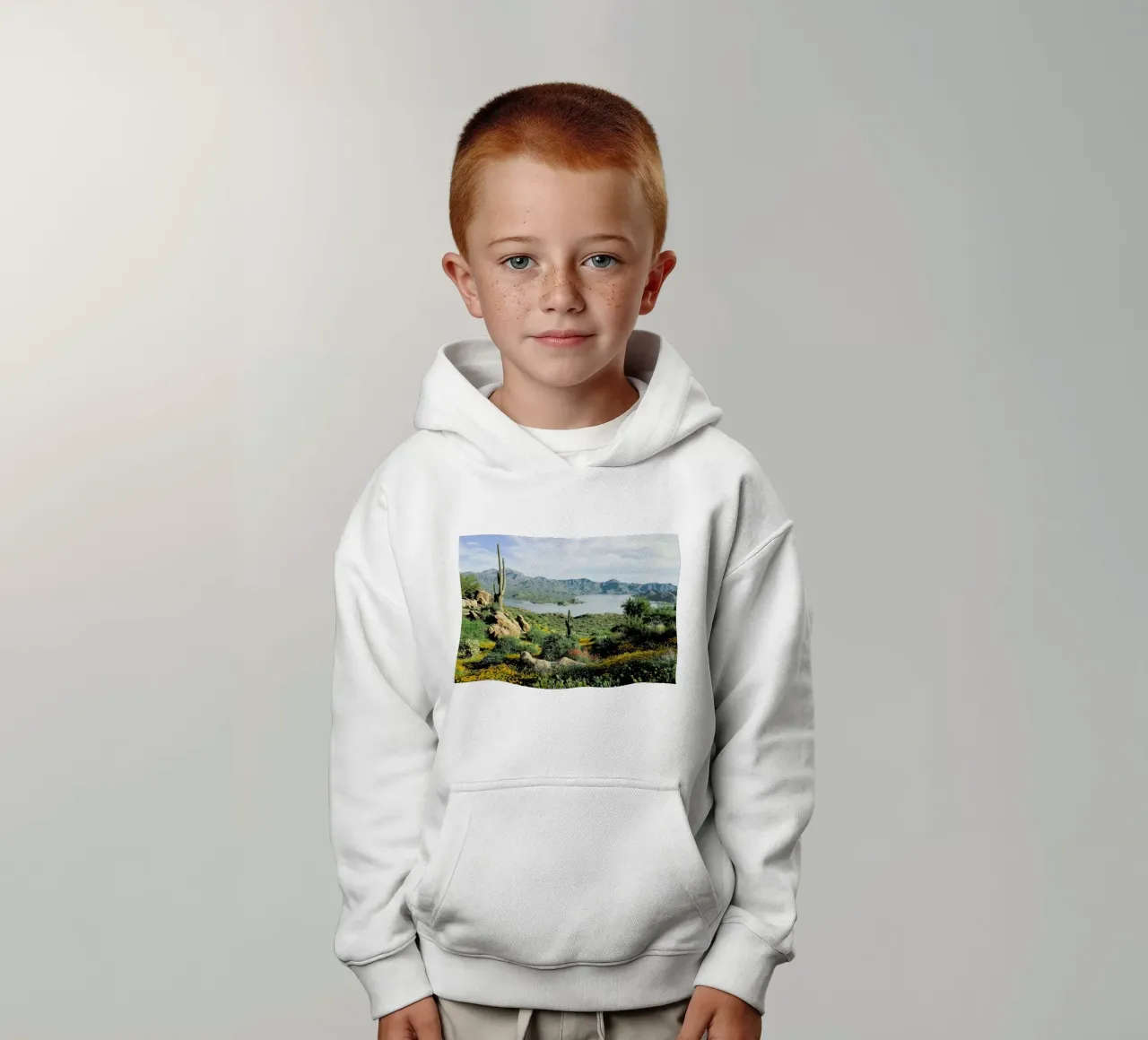 Blooming Desert felpa bambino con cappuccio da Kevin Russ