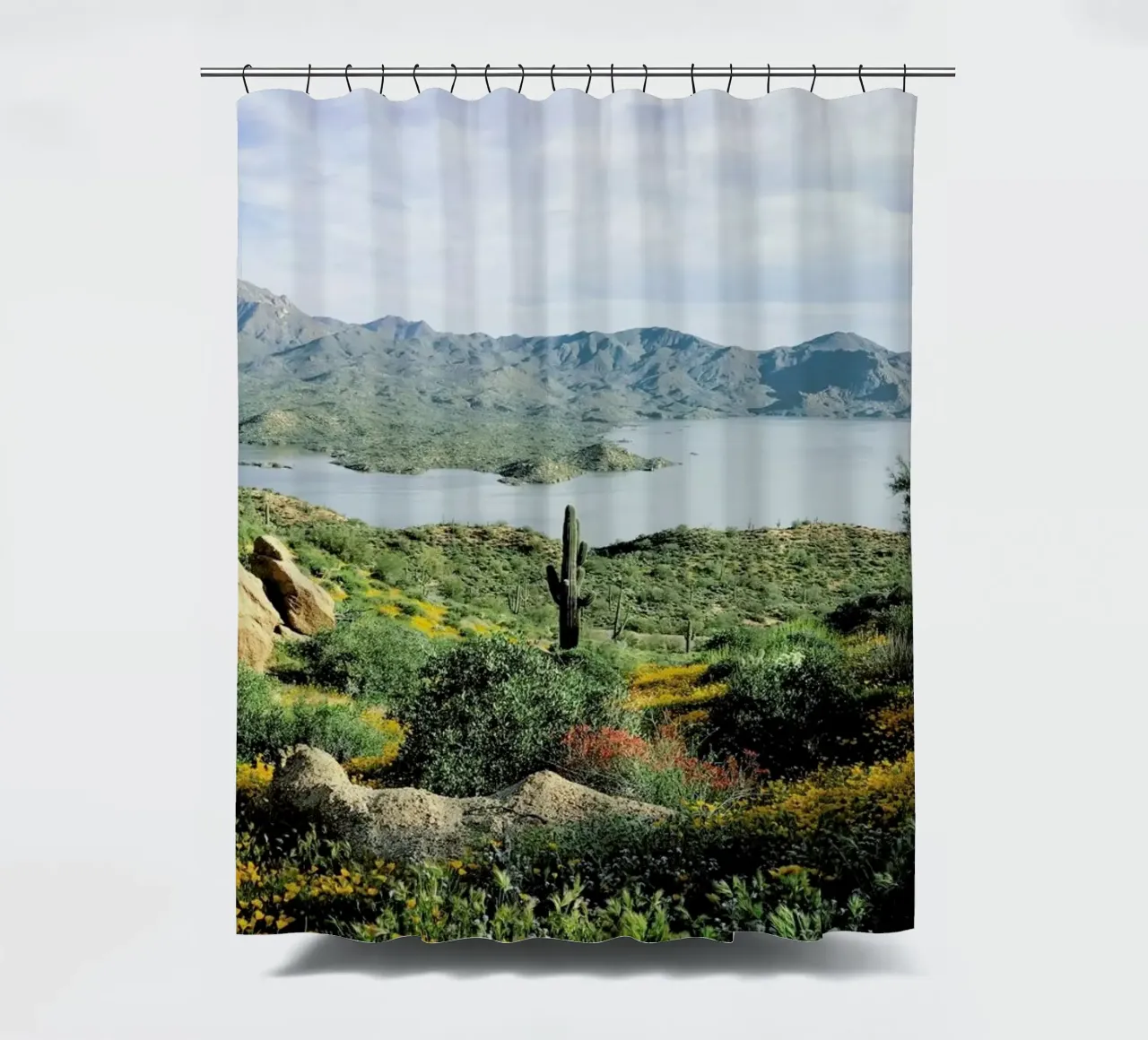 Blooming Desert tenda da doccia da Kevin Russ