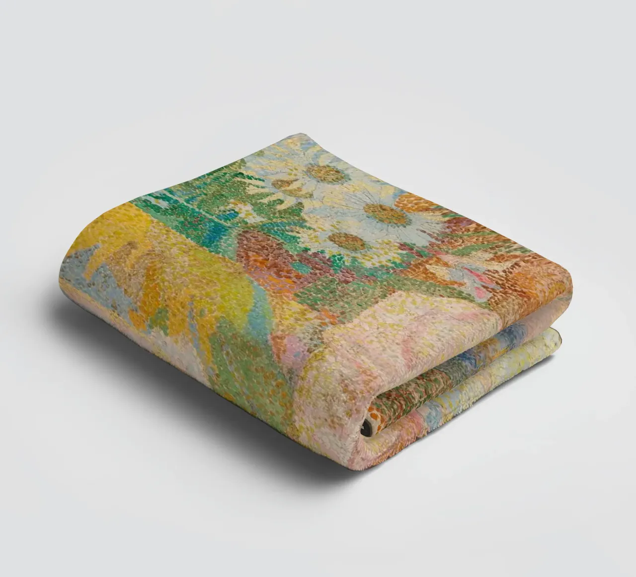 Femme lisant dans un intérieur dynamique - Jan Toorop serviette de bain de Studio Vintage