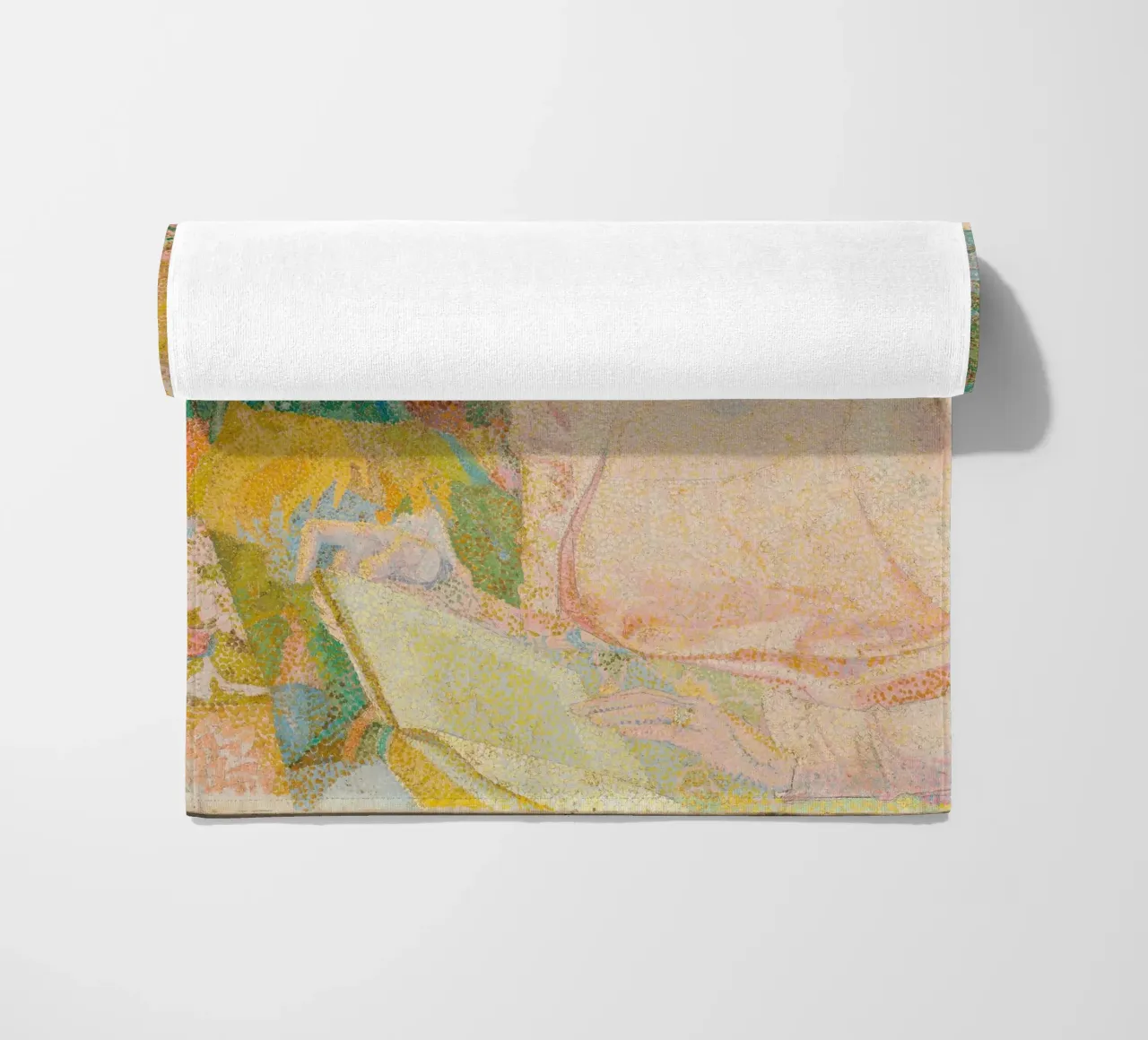 Donna che legge in un interno vivace - Jan Toorop telo mare da Studio Vintage