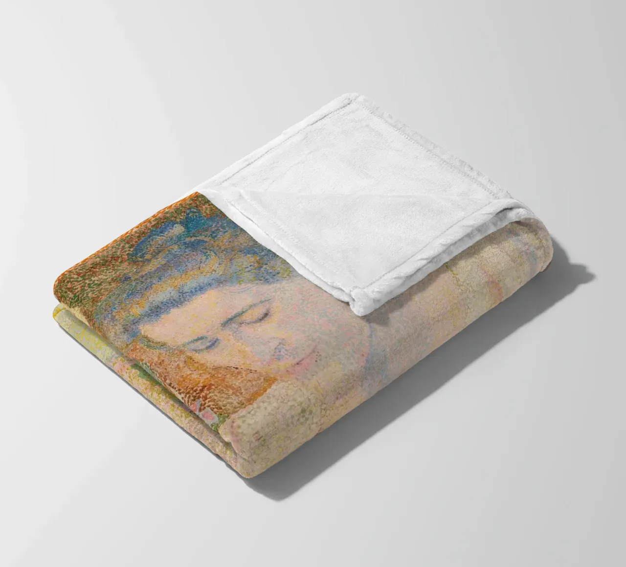 Donna che legge in un interno vivace - Jan Toorop coperta in pile da Studio Vintage