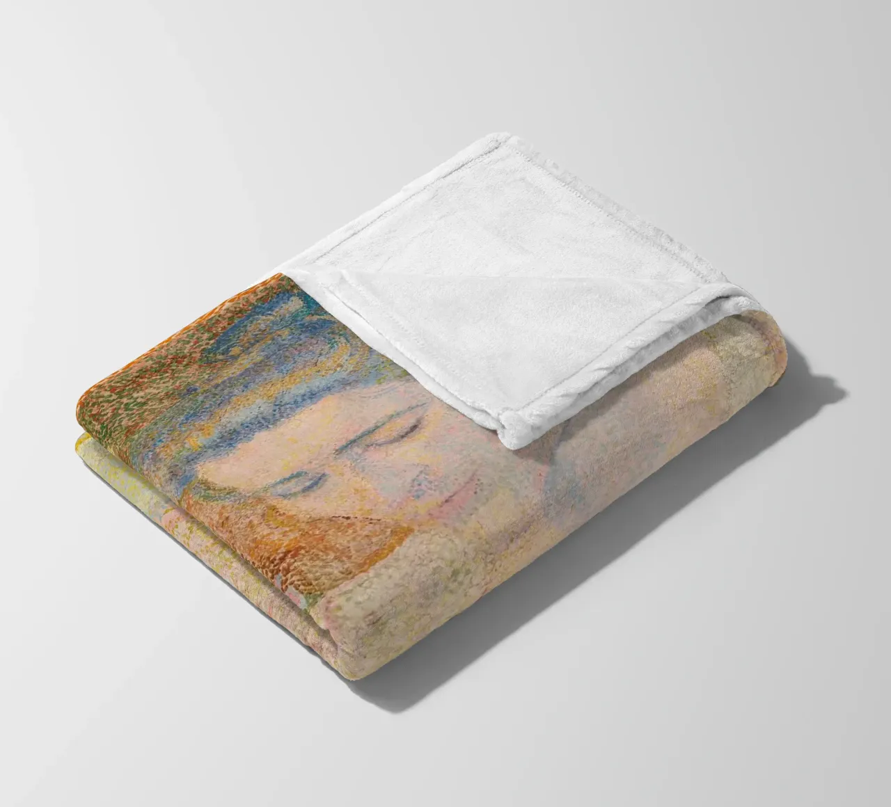 Donna che legge in un interno vivace - Jan Toorop coperta in pile da Studio Vintage