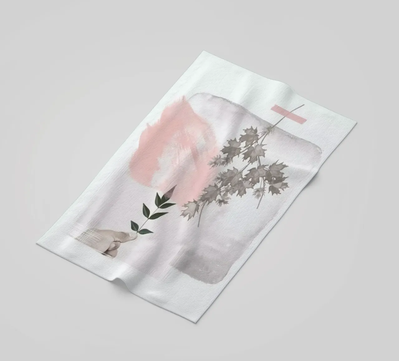 Collage beach towel by KRUTH DESIGN