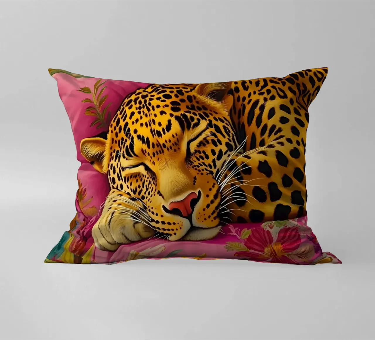 Tigre addormentata cuscino da IamHomeStudio