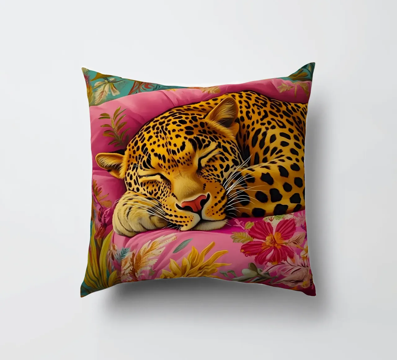 Tigre addormentata cuscino da IamHomeStudio