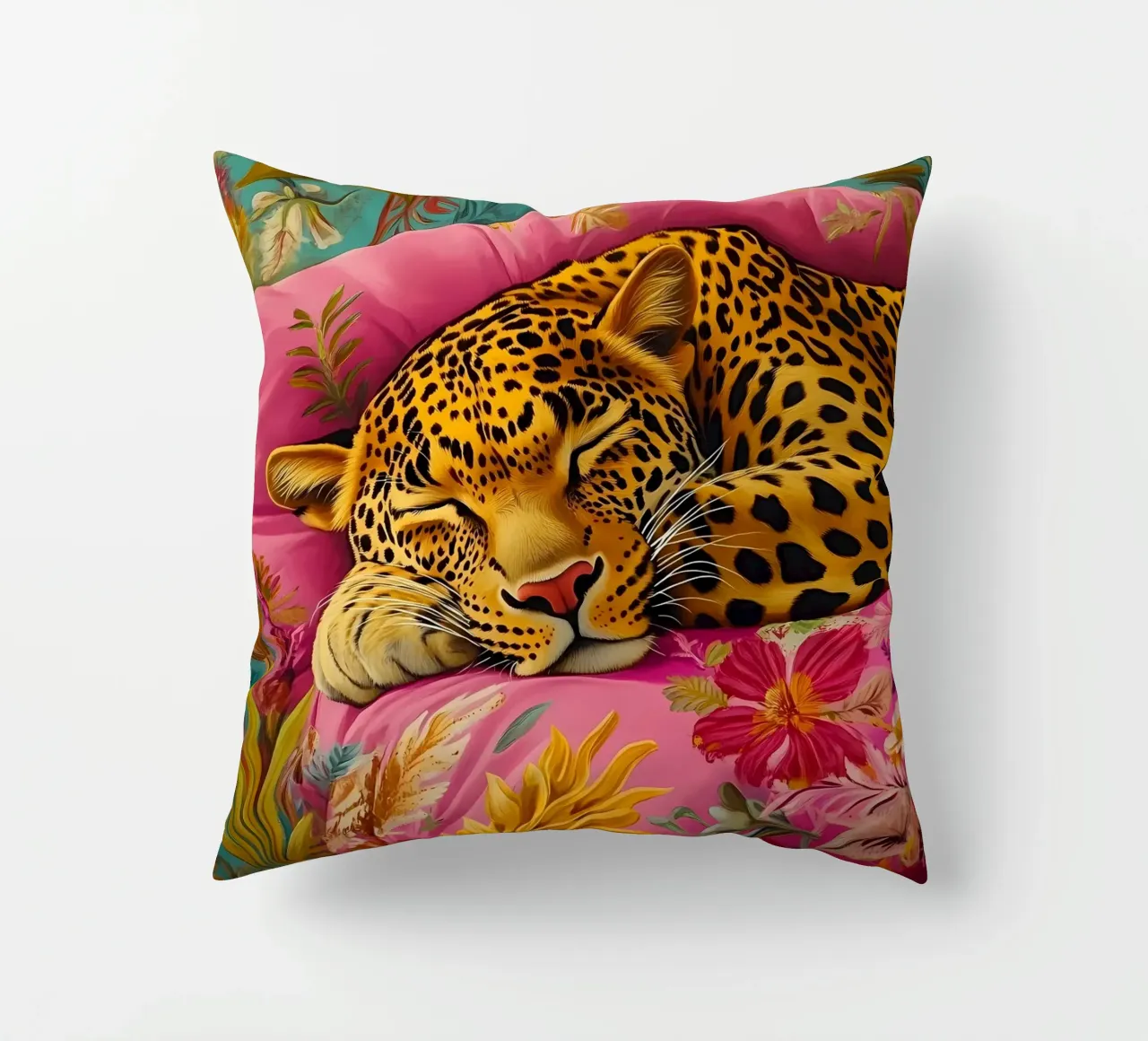 Tigre addormentata cuscino da IamHomeStudio