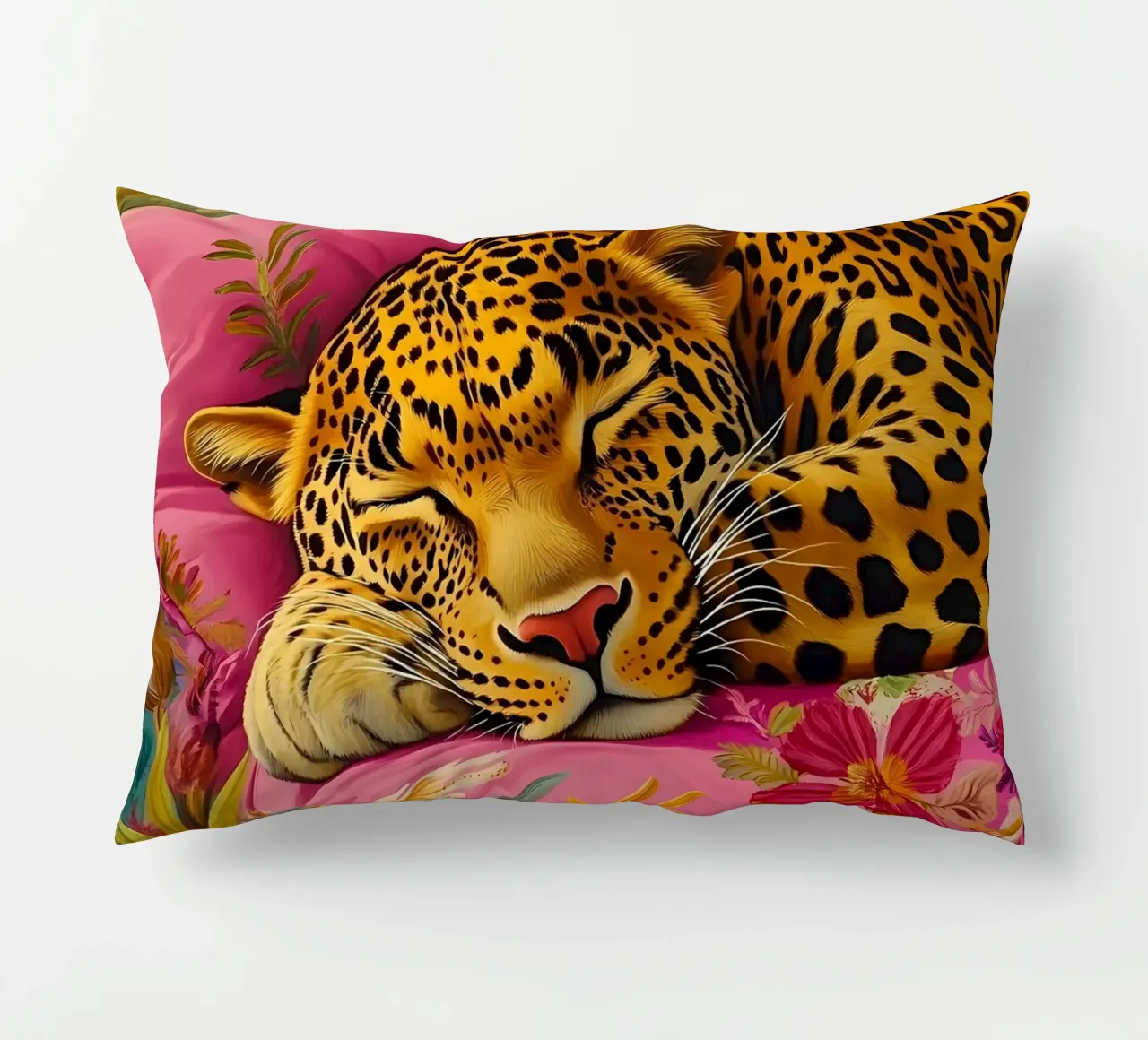 Tigre addormentata cuscino da IamHomeStudio