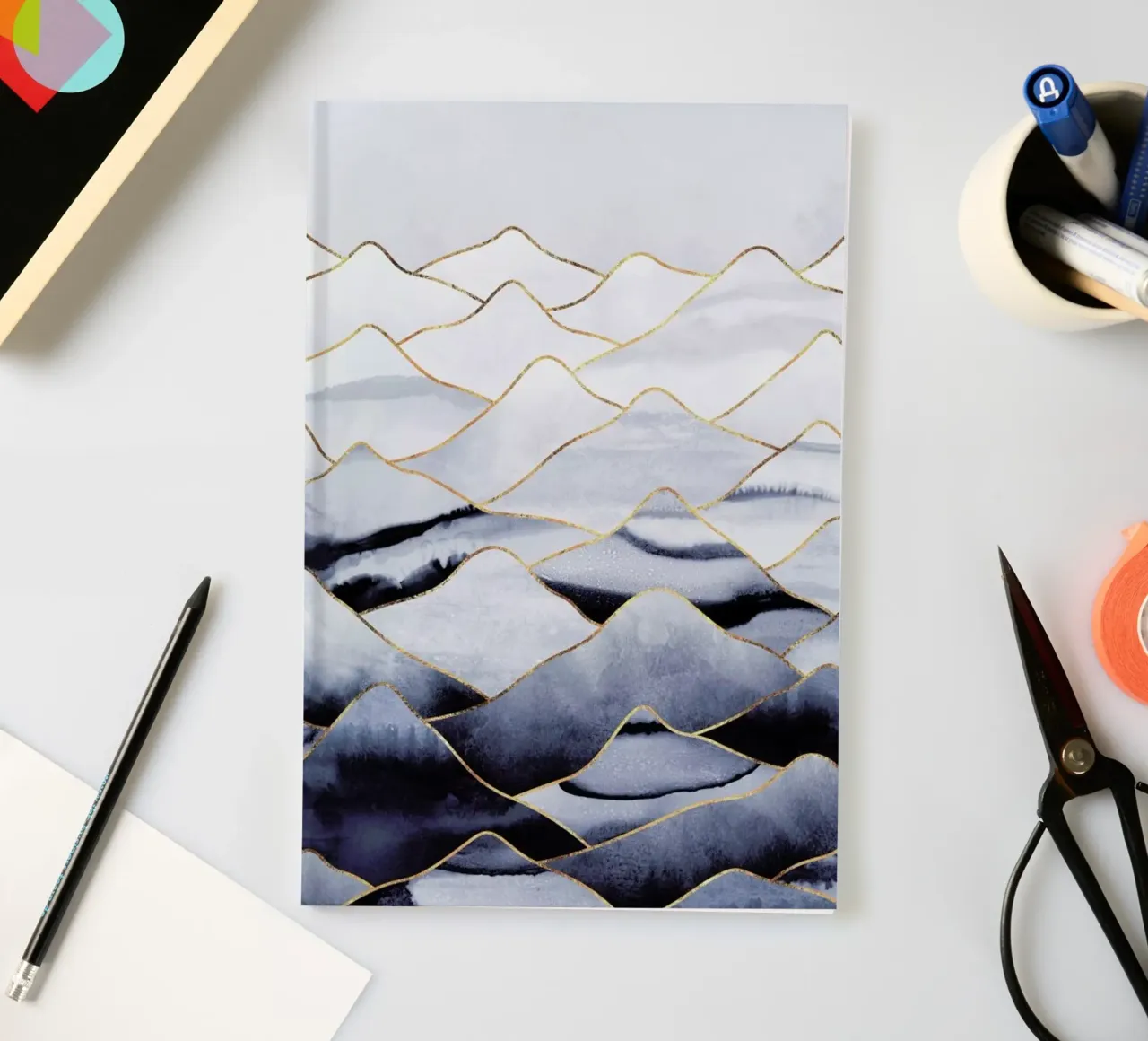 Mountains 1 notebook by Elisabeth Fredriksson