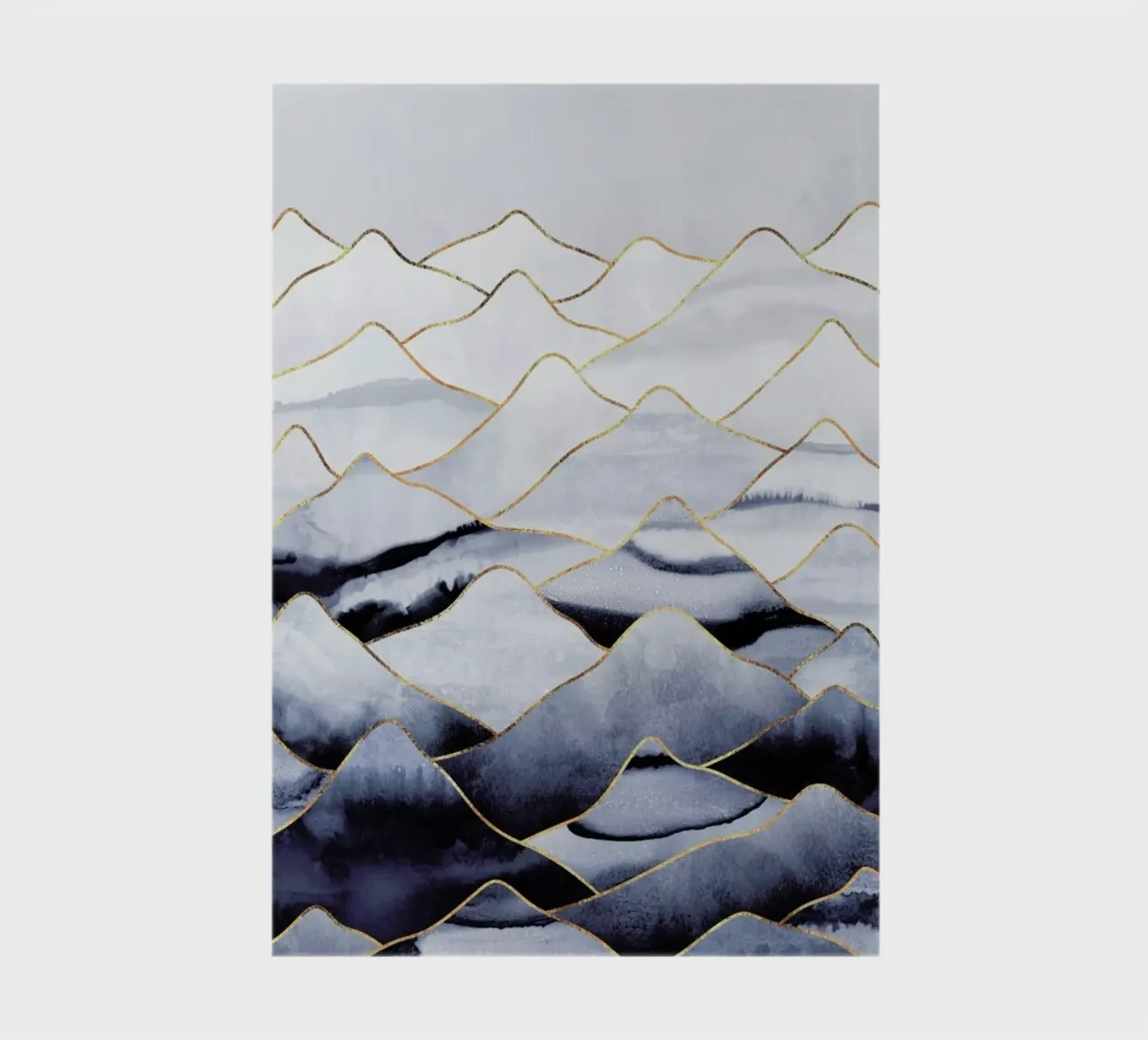 Mountains 1 notebook by Elisabeth Fredriksson