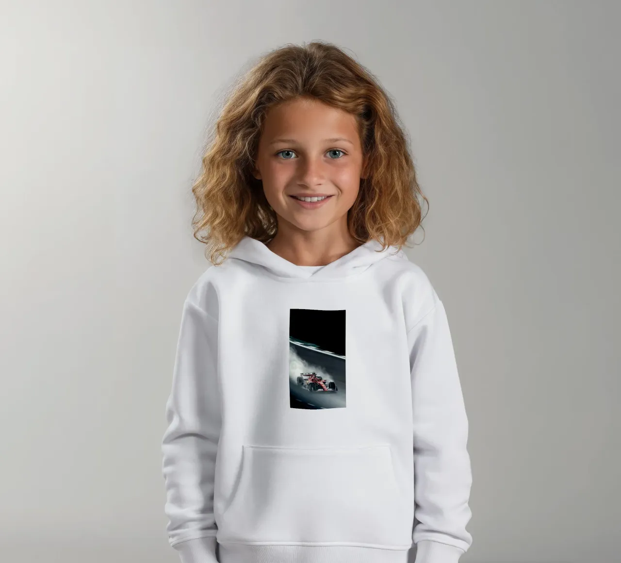 auto f1 felpa bambino con cappuccio da mitaco