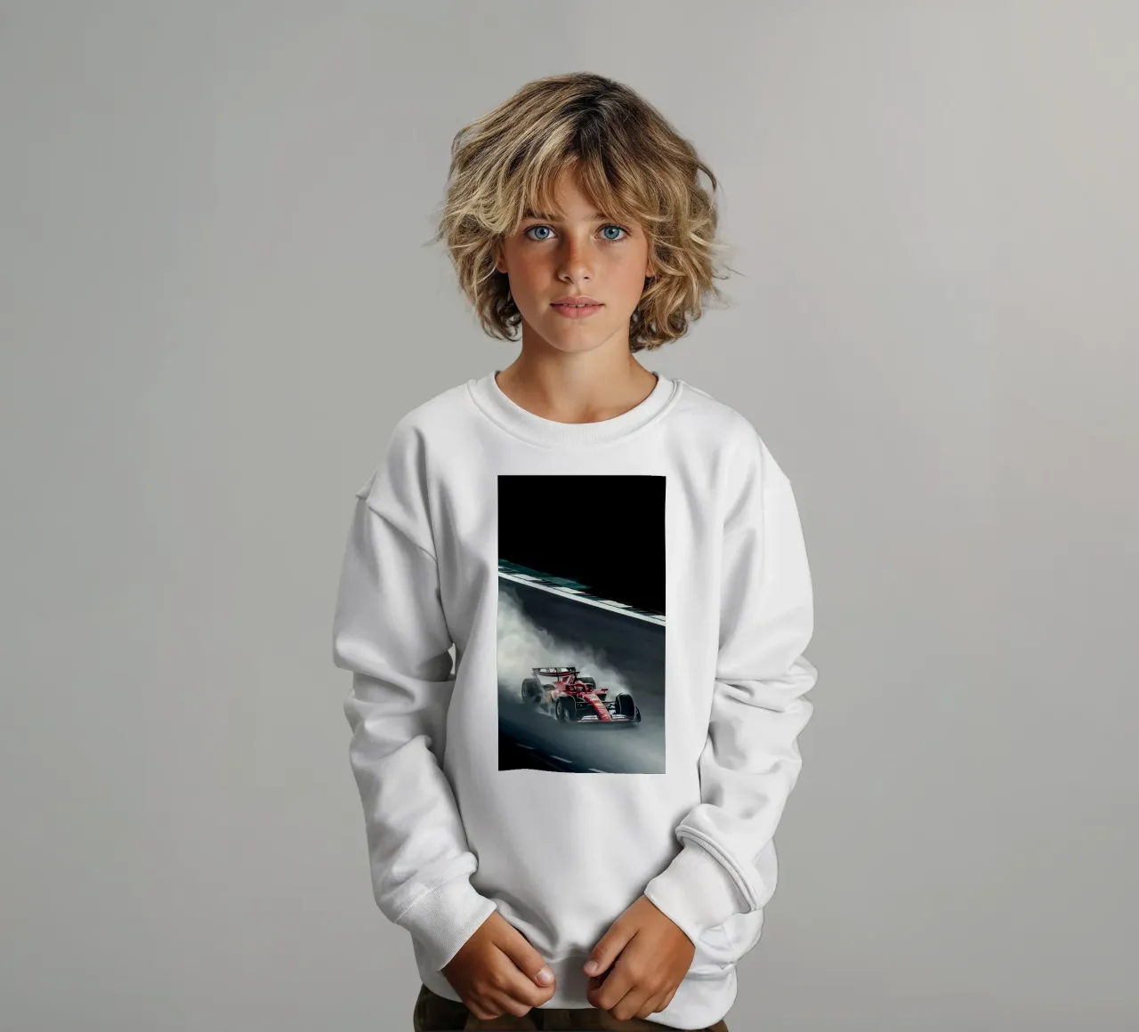 auto f1 felpa bambino da mitaco