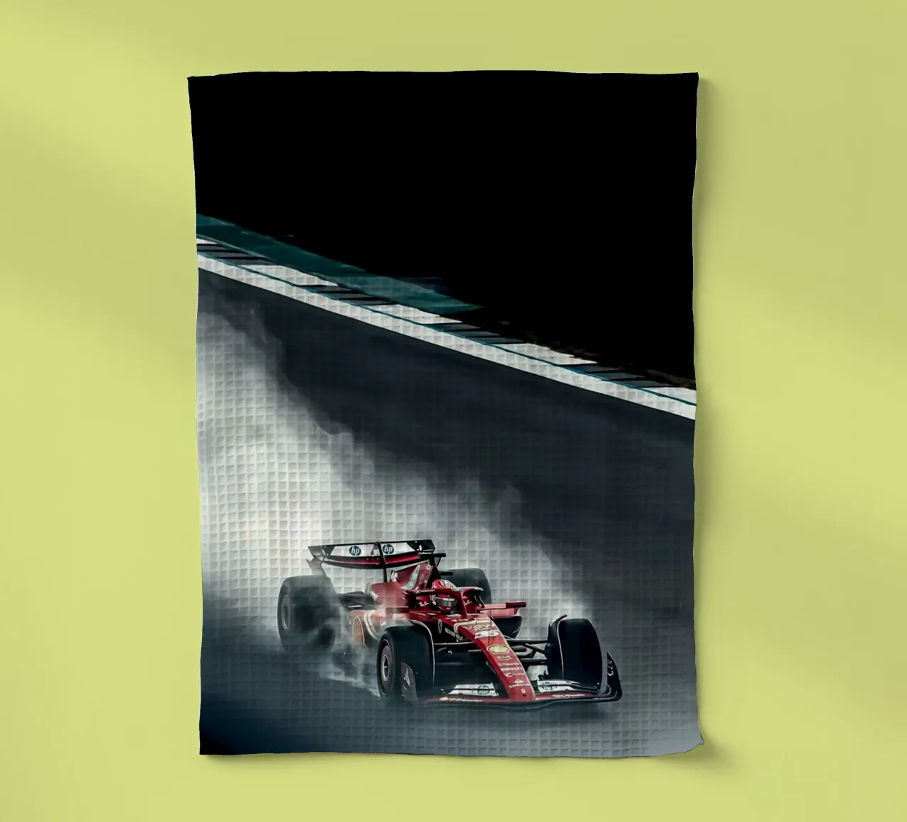 auto f1 canovaccio da cucina da mitaco