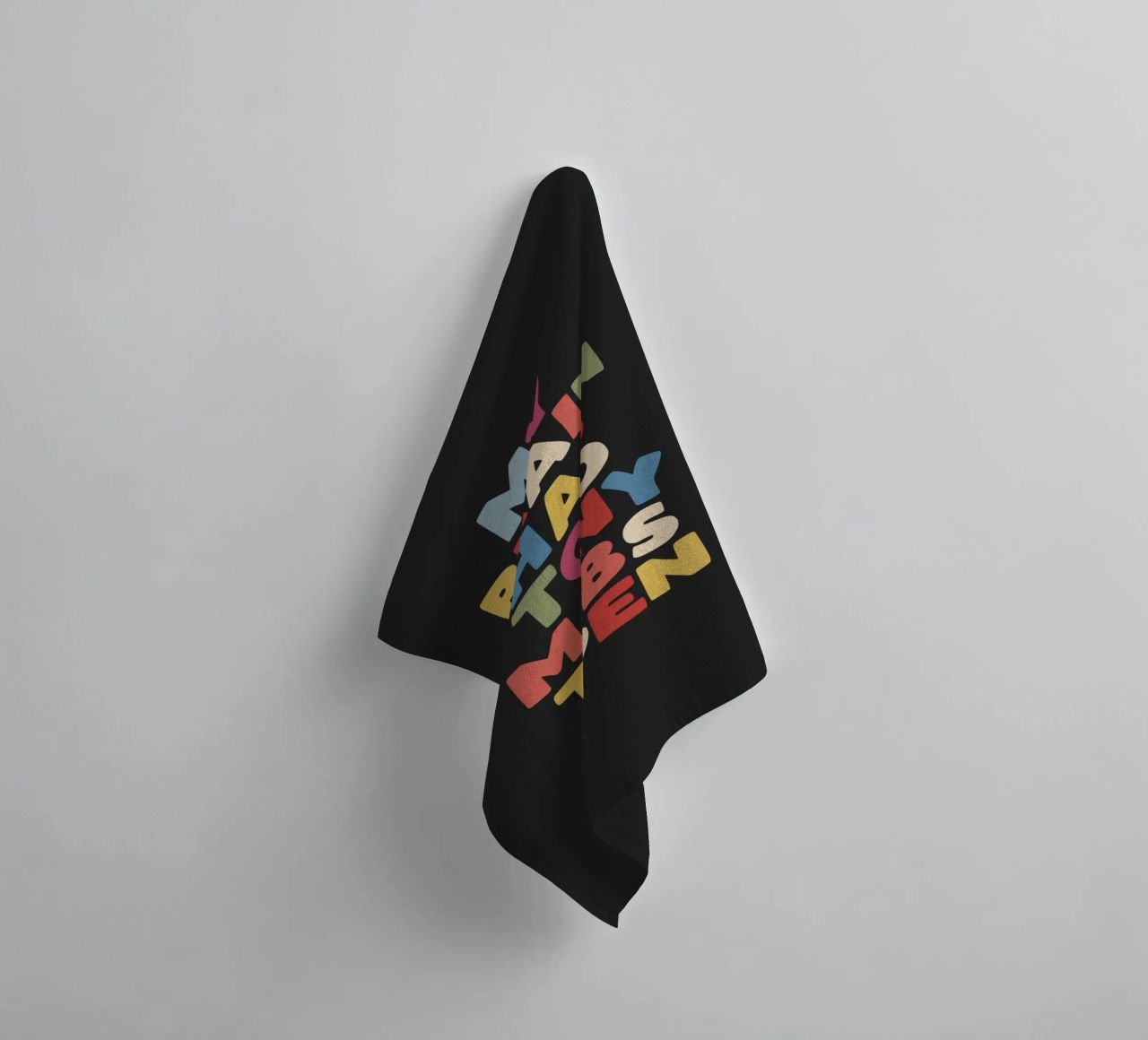 My Brain Has Too Many Tabs Open Typography Quote Print towel by THE MOTIVATED TYPE
