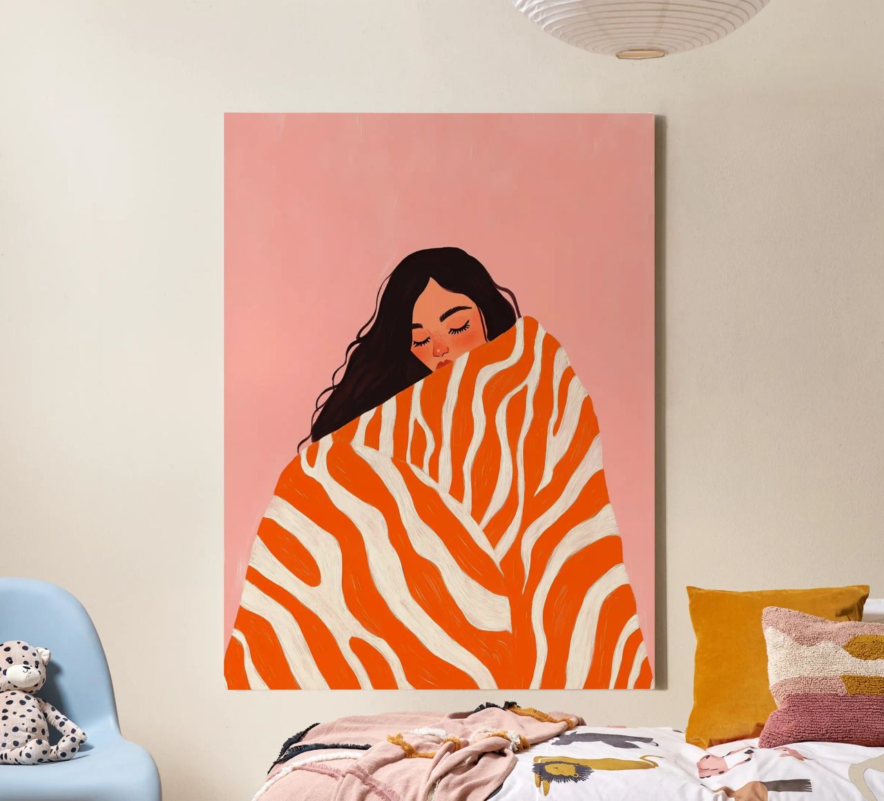 Gezellige avond canvas van Olga Wildrose