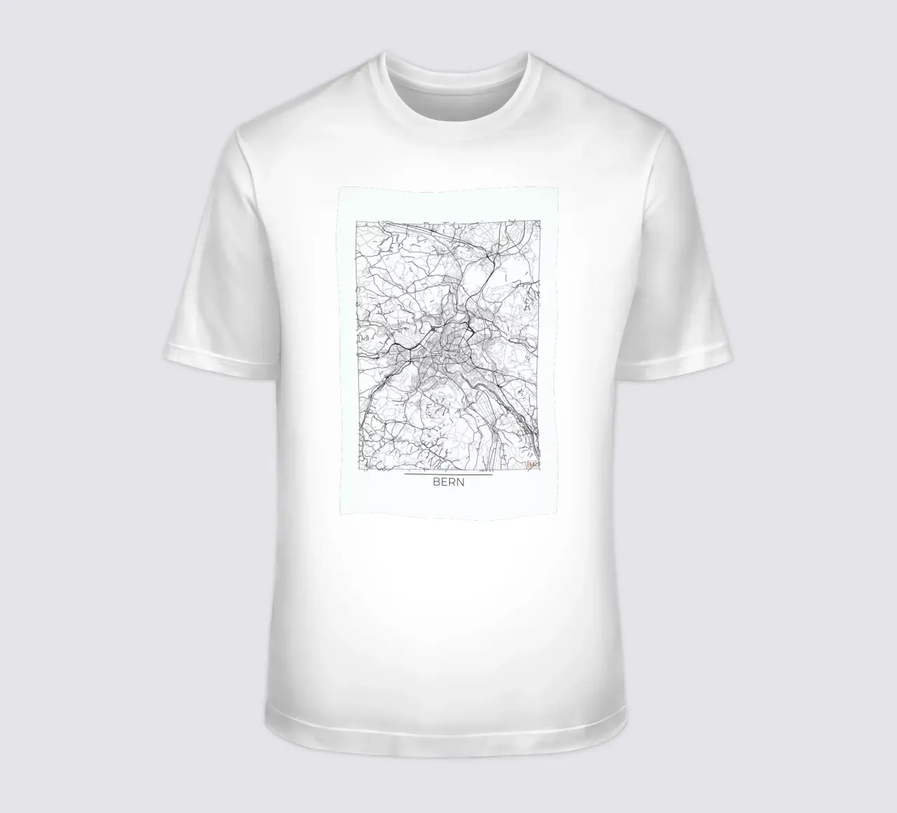 Bern Minimal T-Shirt von Hubert Roguski