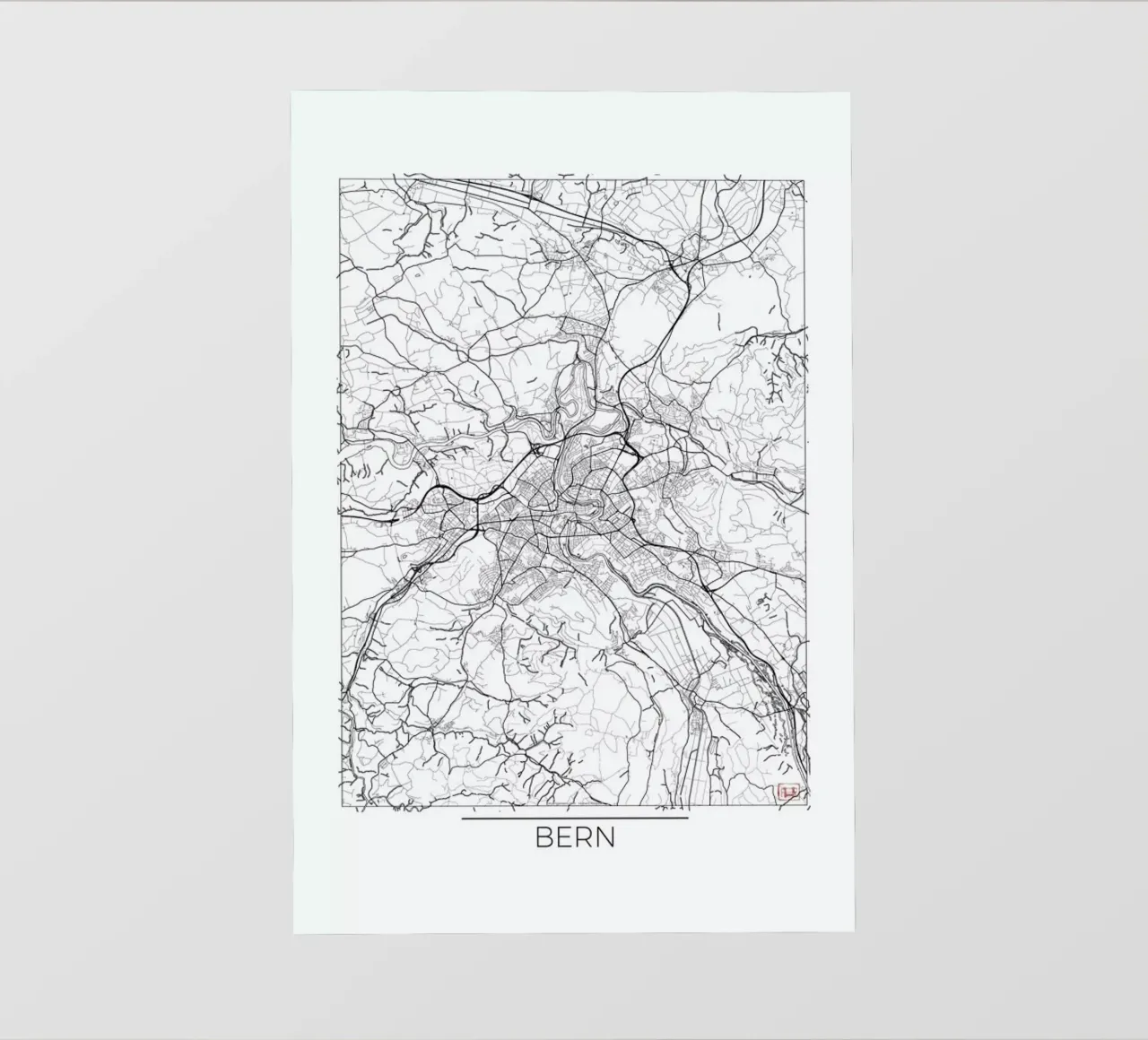 Bern Minimal telo in pvc da Hubert Roguski