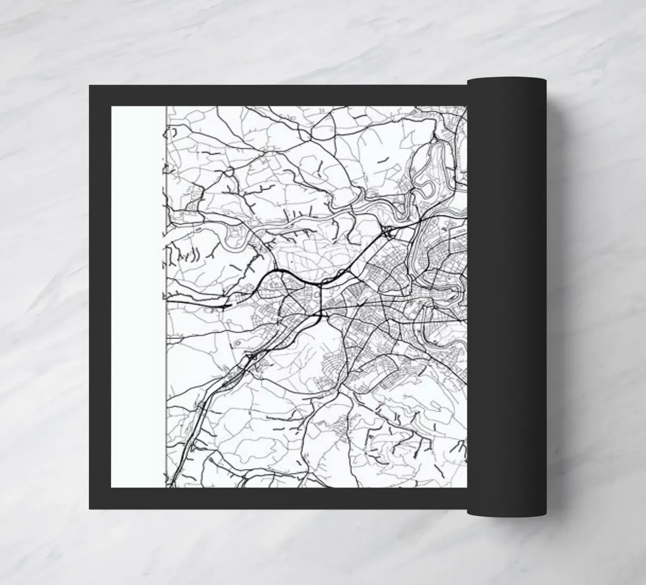 Bern Minimal Fußmatte von Hubert Roguski